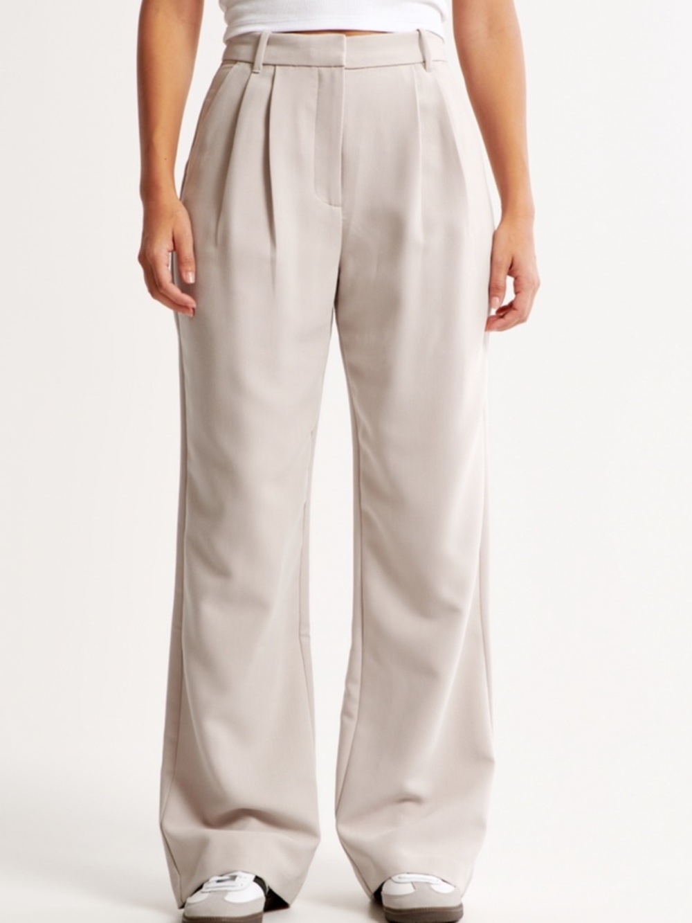 Abercrombie & Fitch Sloane Tailored Wide Leg Trouser